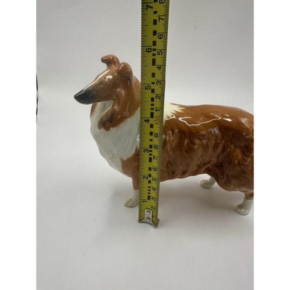 Beswick "Lochinvar of Lady Park" Porcelain Red White Collie Figurine #1791 - Picture 9 of 11